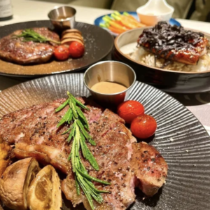 西餐牛扒小型拼盤