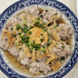 瑤柱蒸水蛋拼盤